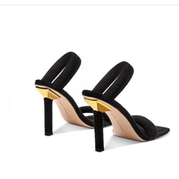 Good American Terry Ankle Wrap Sandal NWOT - Picture 3 of 8